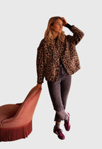 Elodie | Stylish Leopard Print Jacket