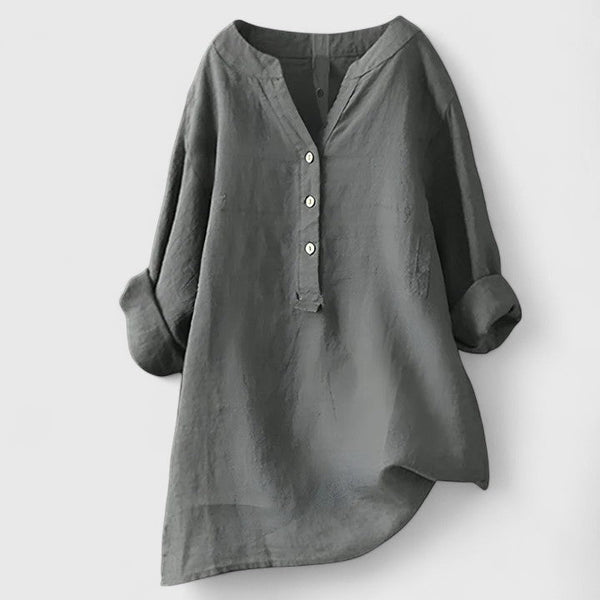 Larienne | Elegant Button-Front Shirt